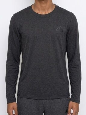 Adidas Men's Gray Freelift Long‎ Sleeve T-Shirt Size S Training Casual